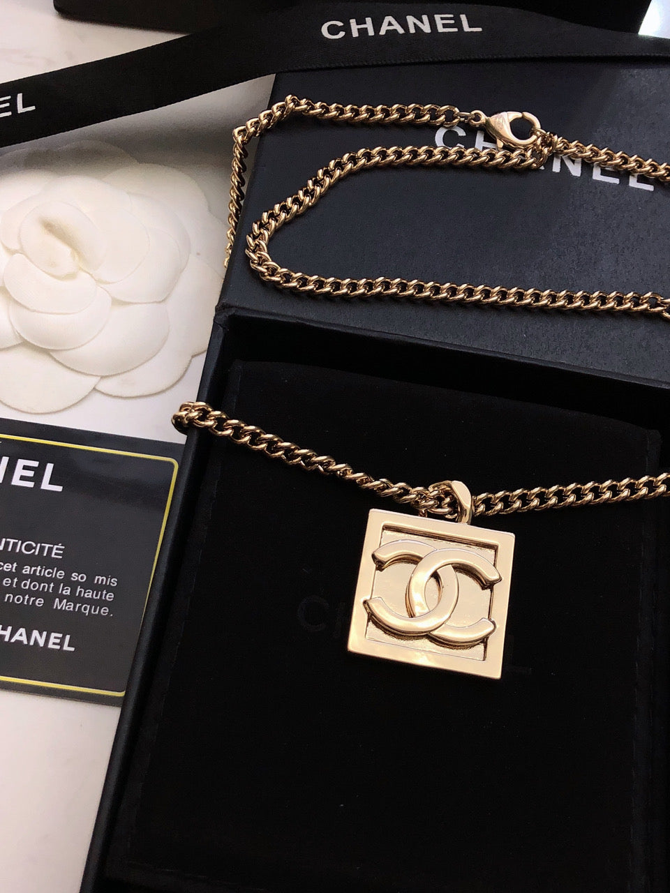 CHANEL Double-C Choker Necklace