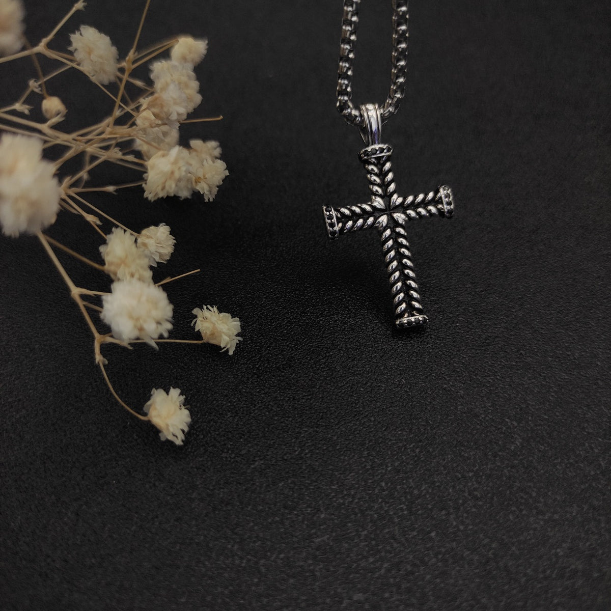 Crystal Cross Necklace