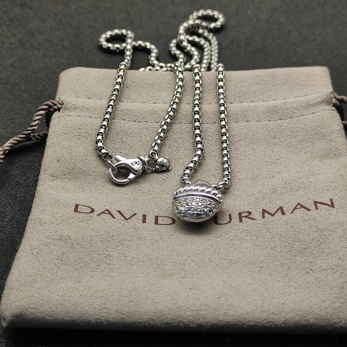 Crystal Silver-Tone Necklace