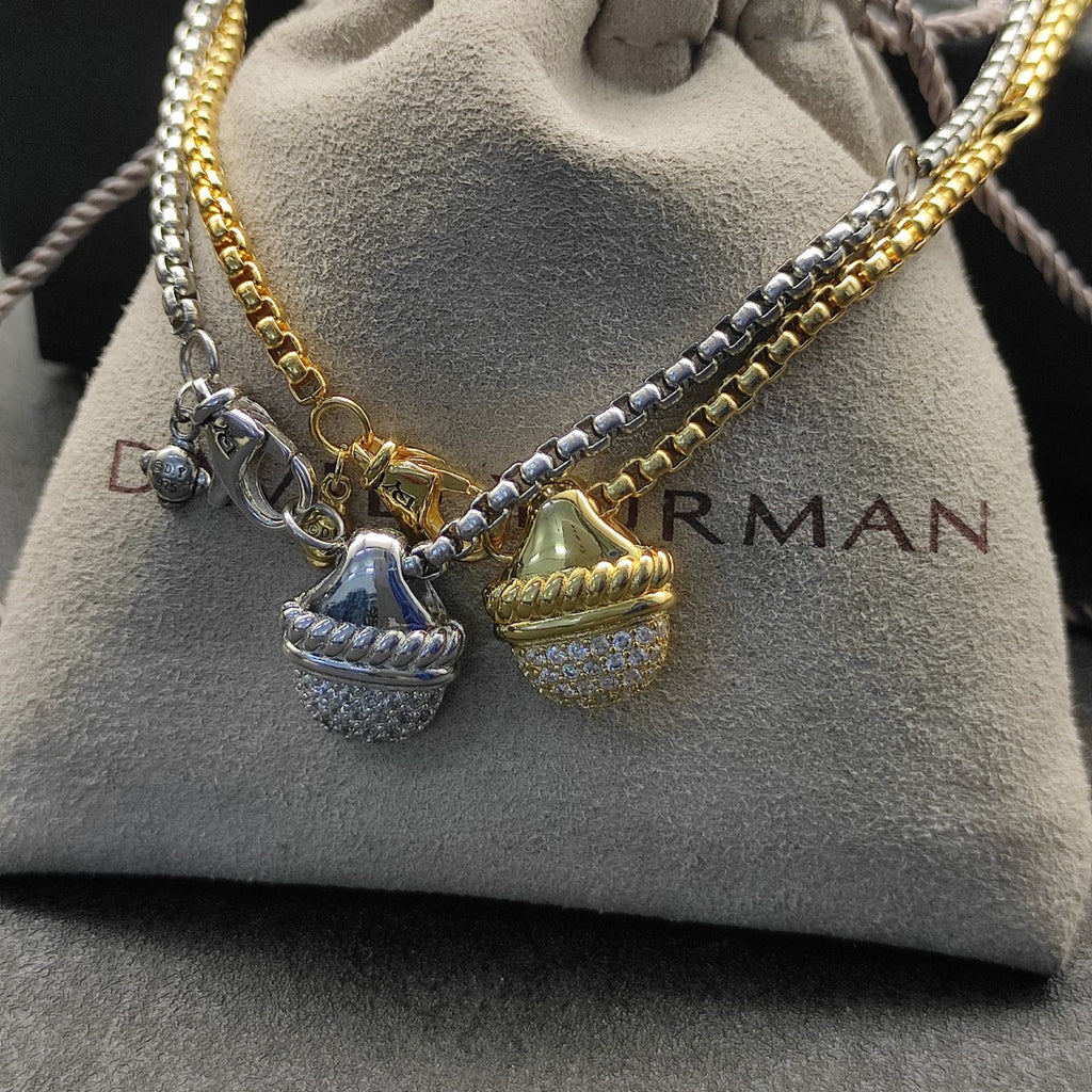 Crystal Silver-Tone Necklace