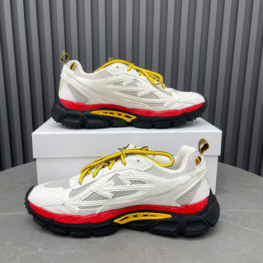 Off-White Thick-Sole Sneakers | White & Black Streetwear