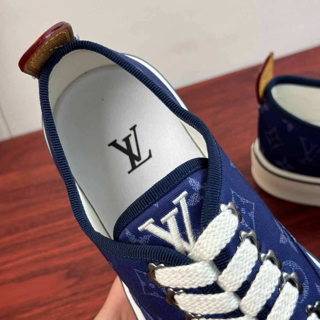 LV Monogram Low-Top Casual Sneakers