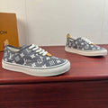 LV Monogram Print Low-Top Sneakers