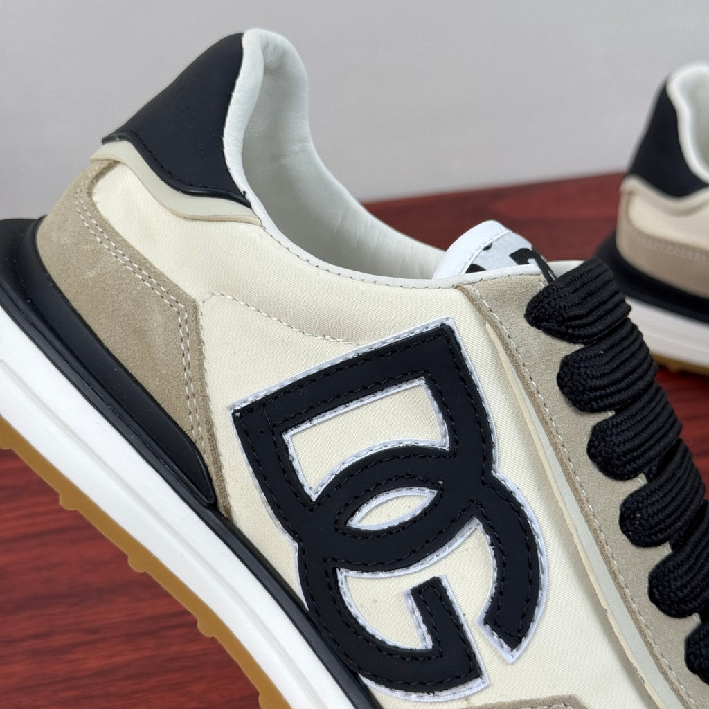D&G Logo Panelled Low-Top Sneakers