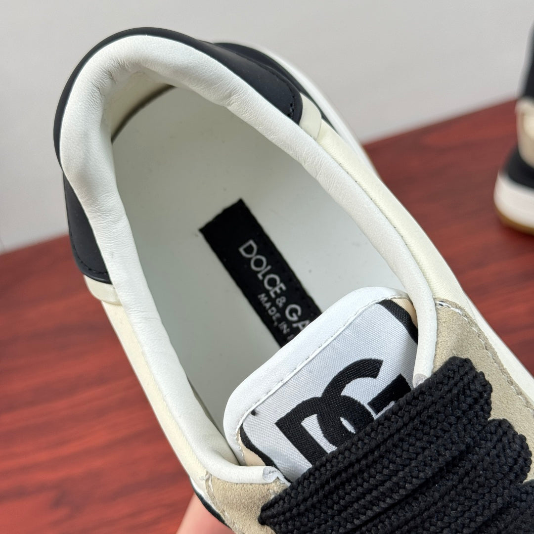 D&G Logo Panelled Low-Top Sneakers