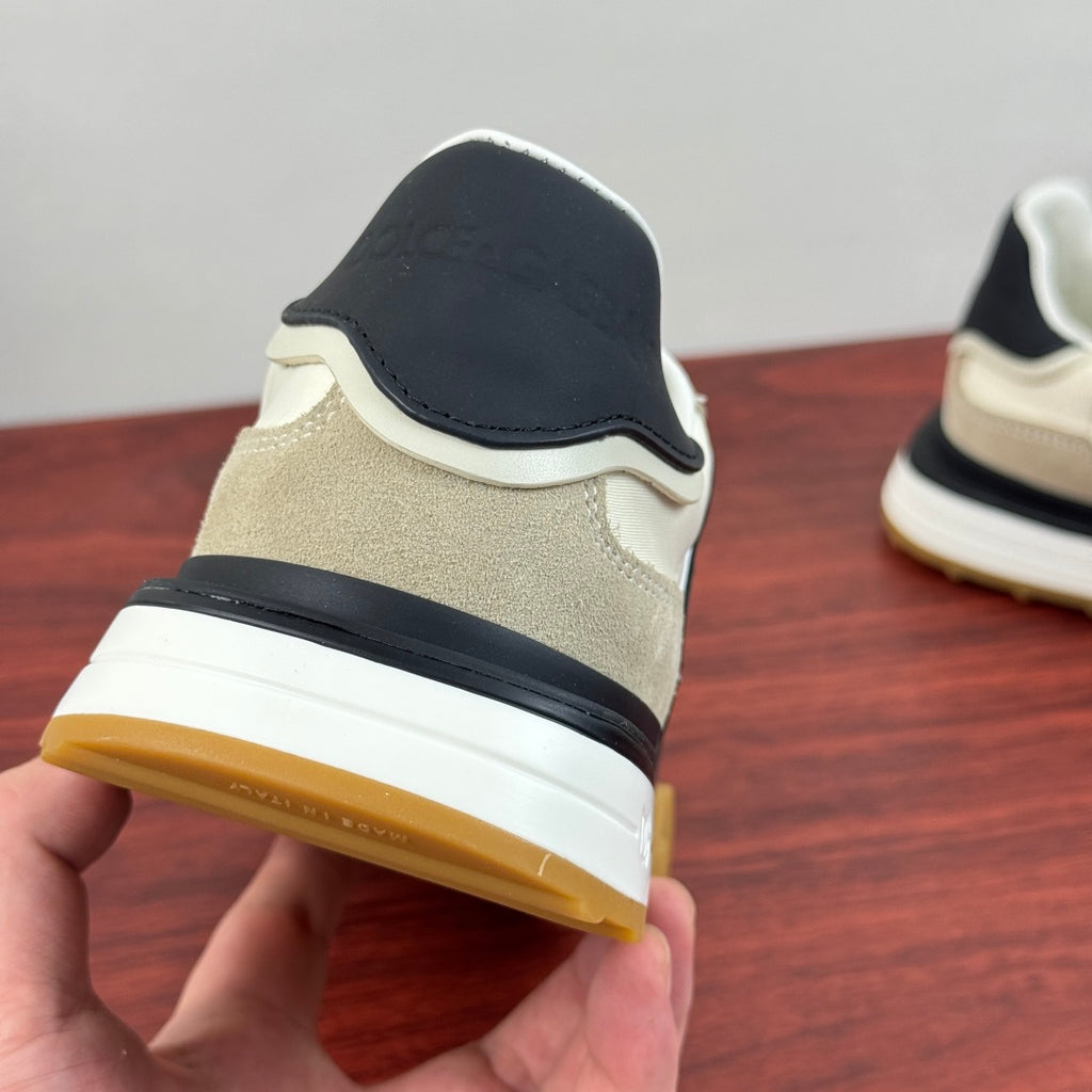 D&G Logo Panelled Low-Top Sneakers