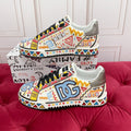 Dolce & Gabbana Logo Panelled Low-Top Sneakers | Gum-Tread Sole