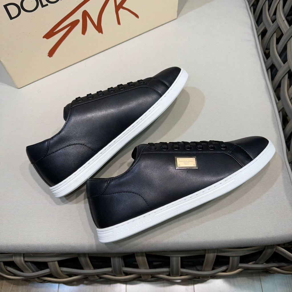 Dolce & Gabbana D&G Logo Panelled Low-Top Sneakers
